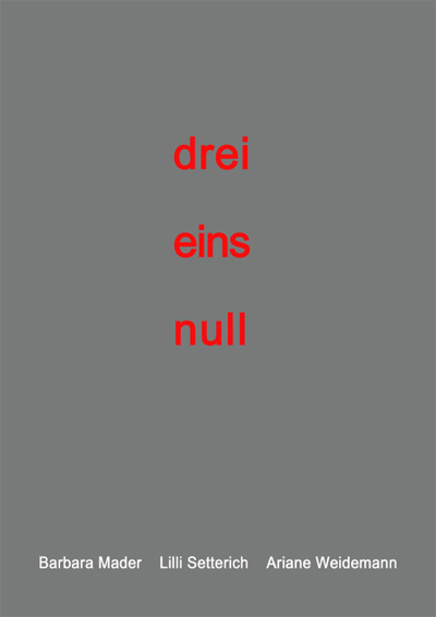 DREI EINS NULL Ausstellung in der Gleishalle Barbara Mader, Lilli Setterich, Ariane Weidemann / GTERBAHNHOF Bremen